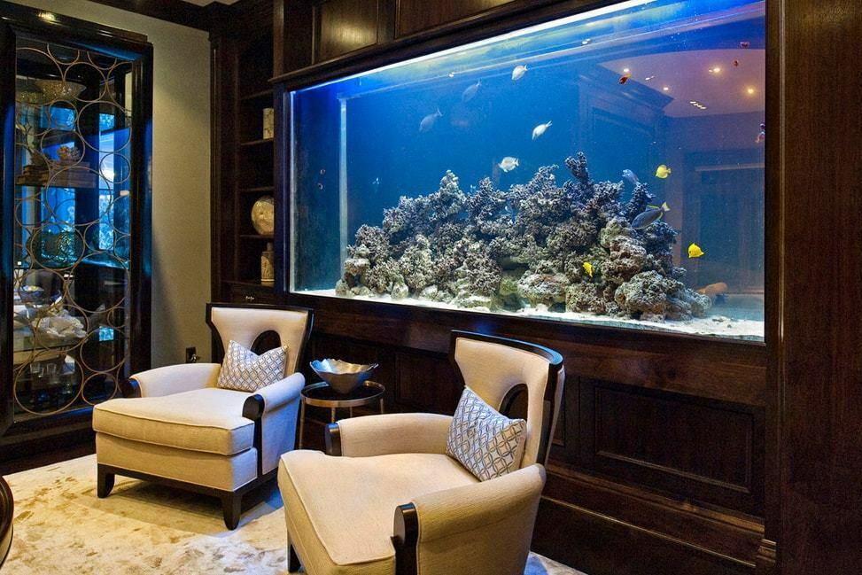 Аквариум в интерьере