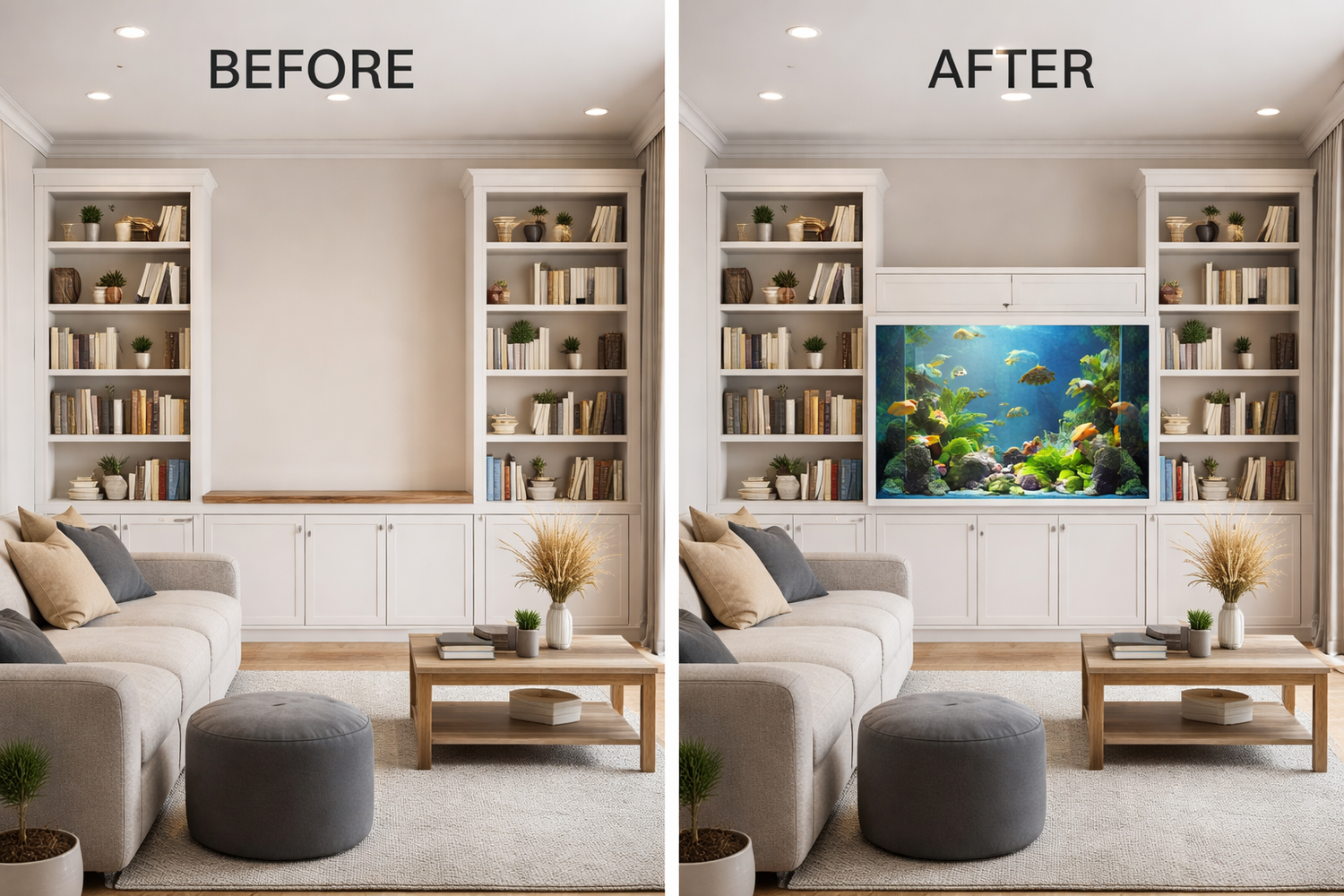 Аквариум встроенный&nbsp;