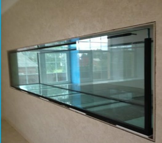 Большой аквариум в офисе Большой аквариум на заказ